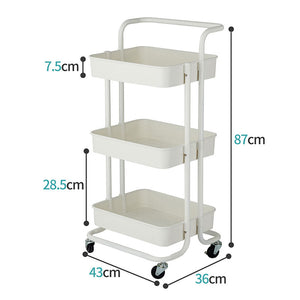 3-Tier Home Kitchen Storage Utility Cart