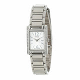 Pulsar Stainless Steel Crystal Accent Silver Dial Women's Watch