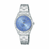Pulsar Silver Stainless Steel Blue Dial Women's Quartz Watch