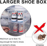 Storage Shoe Box Organizer 4 Pack