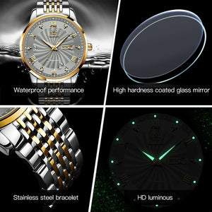 Stainless Steel Waterproof Men's Watch